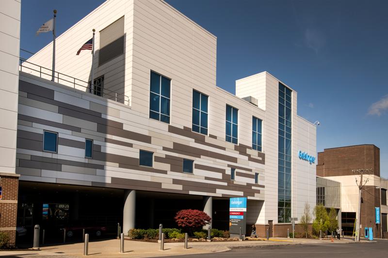 Exterior photos of Scranton CMC Hospital