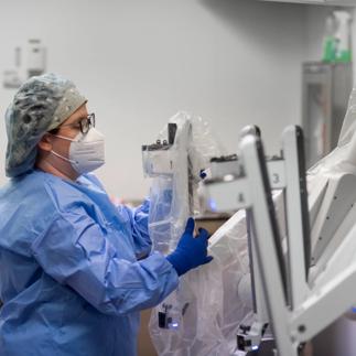 Photos of Colorectal Robotic Surgery performed by Dr Bogdan Protyniak