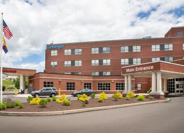 Exterior photos of Bloomsburg Hospital Main Entrance