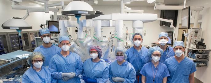 Photos of Colorectal Robotic Surgery performed by Dr Bogdan Protyniak