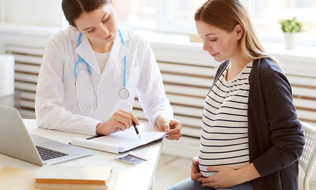Pregnant Woman Visiting Obstetrician