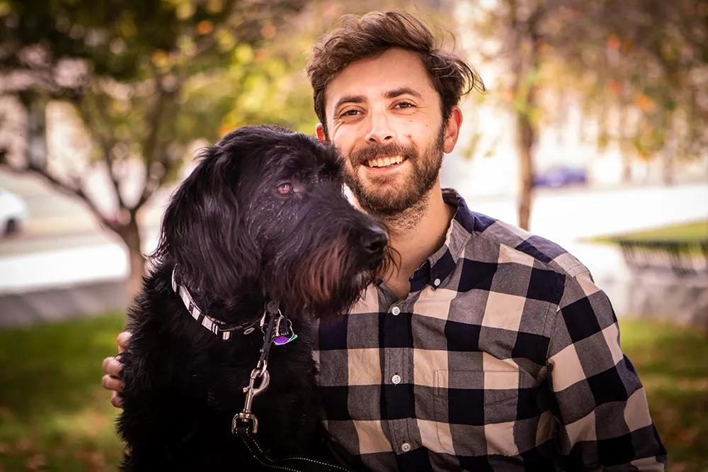 Man with dog  2