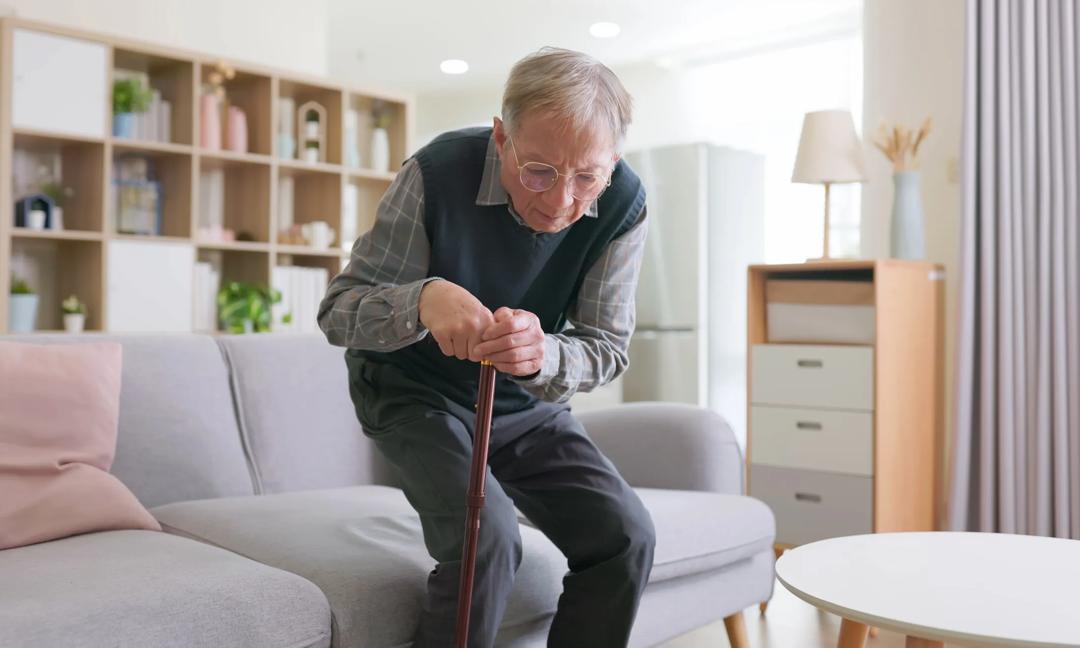 Asian elderly difficulty movements home