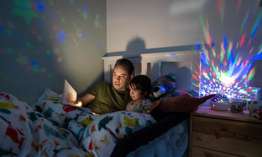 Father Reading Bedtime Story