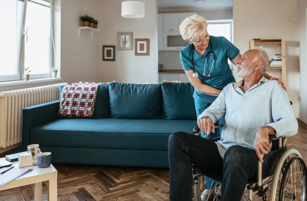 Making sure her patients are comfortable and well cared