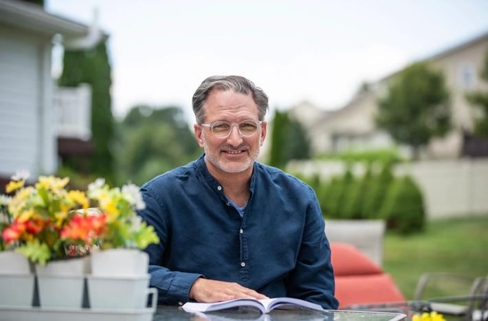 Photos of patient John Yoder for Brand Journalism